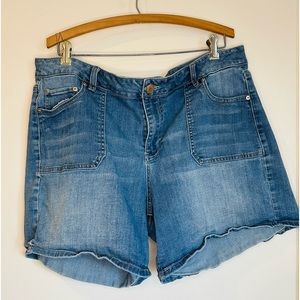 LANE BRYANT Denim Shorts plus size 22W